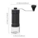 IPRee Manual Coffee Grinders Hand-Cranked Coffee Machine Ceramic Core Coffee Bean Mill Portable Espresso Grinder Suitable Home Travel