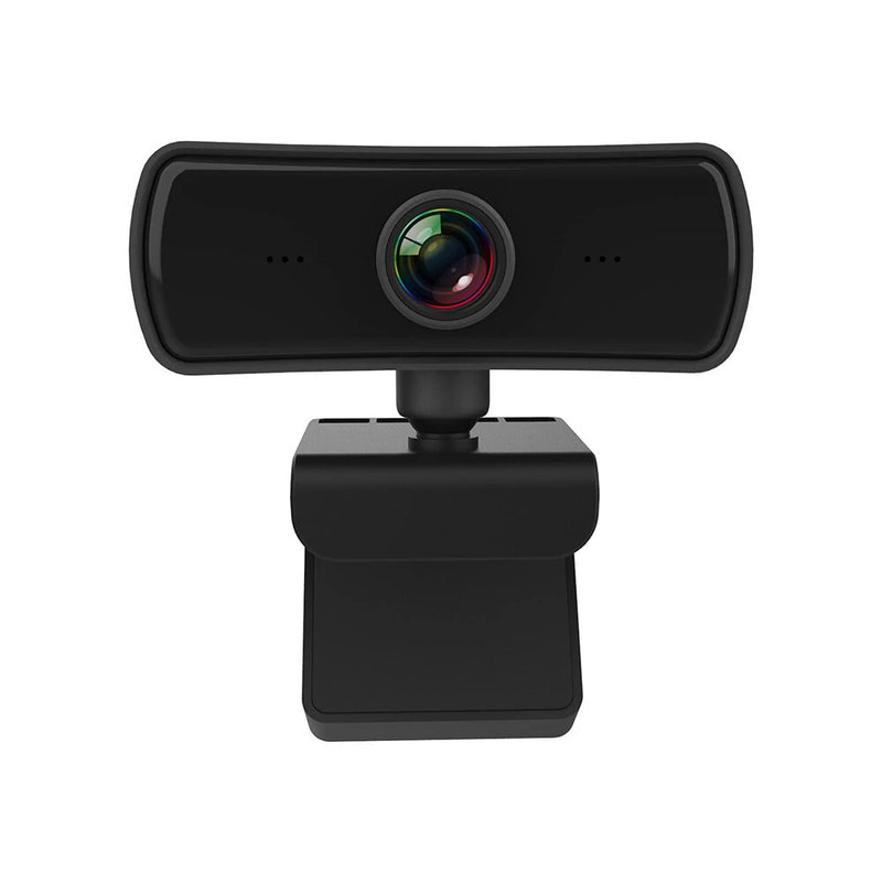 1080P FHD Computer Camera Auto Focus 360 Rotation USB Driver-free Web Cam with Mic for Live Conference