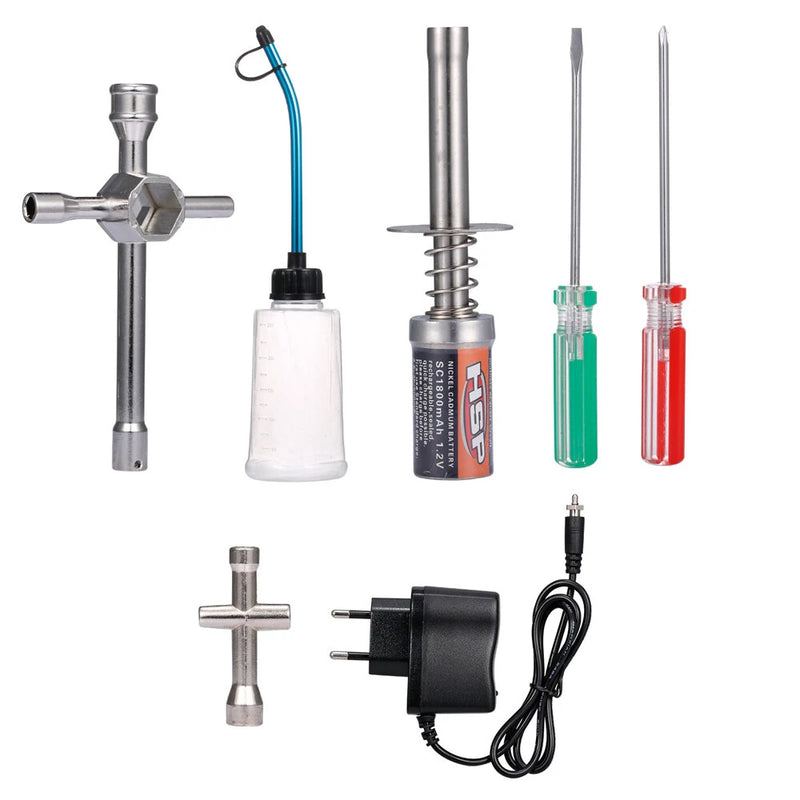 HSP 80141 80142A Infinite Ignition Kit Gas Engine RC Car Truck Vehicle Starter Repair Tool Including Charger