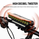 BENGGUO BG-1969 Wireless Remote Control Bicycle Headlight 120dB Horn 10 LED Waterproof Bike Light with Dust Cover