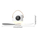IPRee 2 in 1 Portable Fan Camping Light 3600mAh Rechargeable Outdoor Camping Tent Fan New Remote Control Household Ceiling Fan Lighting