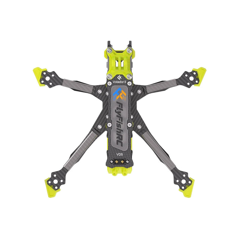 FlyfishRC Volador II VD5 V2 225mm Wheelbase 5 Inch T700 Carbon Fiber Frame Kit Support DJI O4 Air Unit for DIY RC FPV Racing Drone