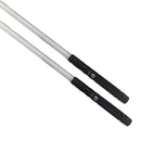 2-in-1 Metal Laser Sword with Hit Sound Seven Color Lights Rechargeable Perfect for Cosplay and Role-play