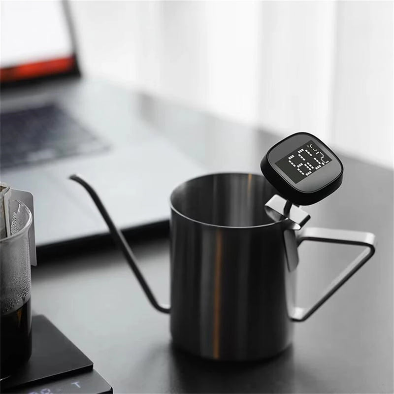 MHW-3BOMBER Instant Read Electronic Digital Thermometer -45C to 200C SUS304 Probe LCD Display High Precision Temperature Measurement Tool for Coffee Pot Kitchen Accessories