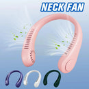 Tevorex Mini Portable Bladeless Neck Fan 800mAh Rechargeable Air Cooler 3 Speeds Summer Sports Fans