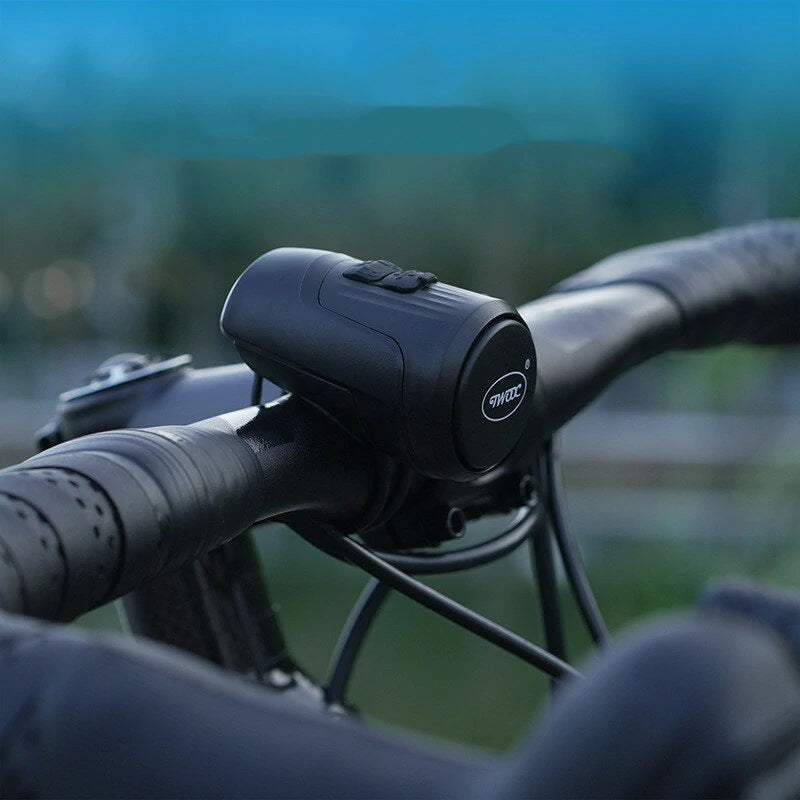BENGGUO 2 in 1 Bike Handlebar Electric Horn 120dB  Loud Anti Theft Alarm USB Charging IPX5 Waterproof 60 Days Standby Bicycle Safety Warning Bell for Cycling
