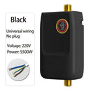 220V 5500W Instant Hot Water Heater Constant Temperature Small Household Water Heater Quick Hot Shower 24-hour Hot Water Supply