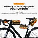 ESLNF Mountain Bike Front Bag Large Capacity Outdoor Storage Waterproof Multifunction Bicycle Bag Accessories