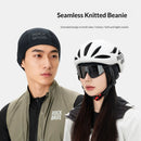 ROCKBROS Knit Cycling Hat Windproof Moisture Wicking Elastic Lightweight Warm Helmet Liner Cap for Outdoor Sports