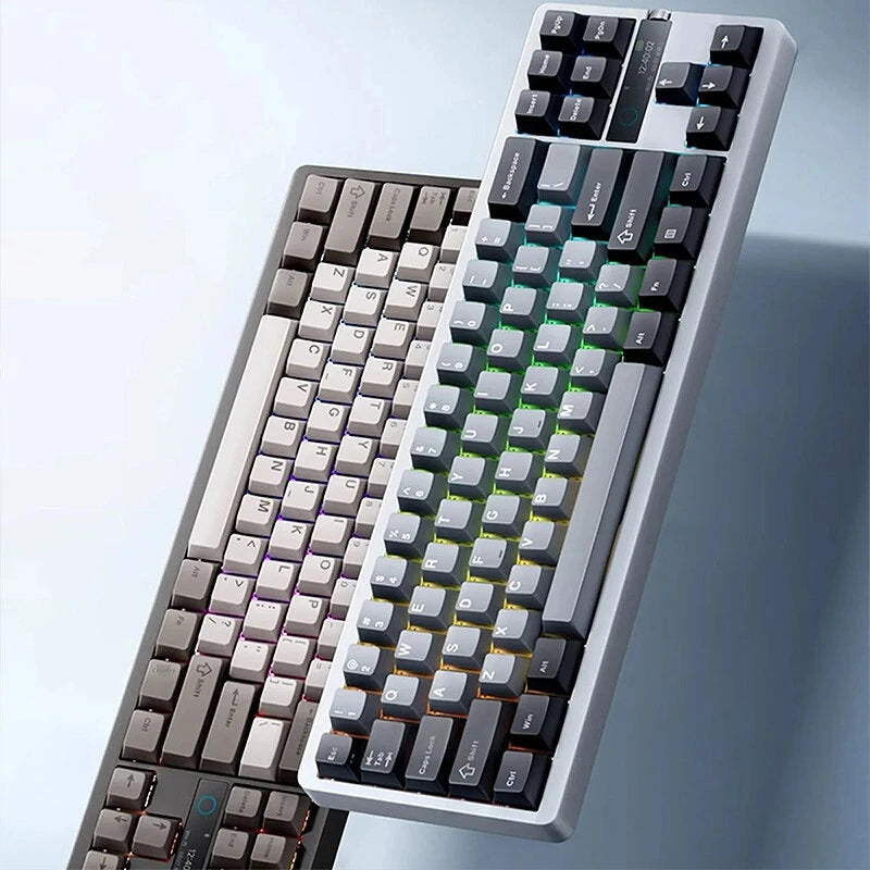 Xiaomi MK71 Pro Tri-mode Mechanical Keyboard with LCD Display  Metal Knob 71 keys Gasket Structure Hot Swappable RGB 7800mAh 2.4G/bluetooth/Wired Gaming Keyboard