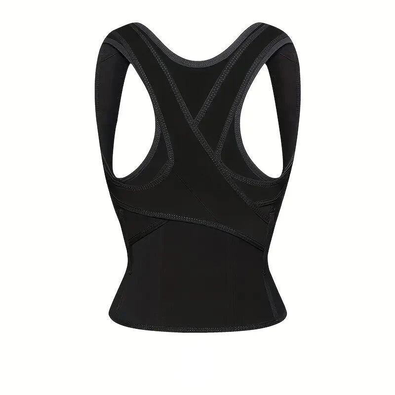 PRANASH Posture Corrector Medical Back Support Adjustable Full Shoulder Brace For Mid Upper Spine Lumbar Support