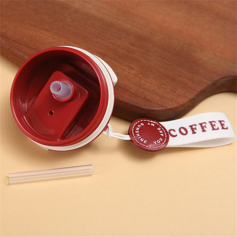IPRee Stainless Steel Insulated Coca Cola Cup 320ml Coffee Travel Mug Double Wall Vacuum Insulation Cups Mini Portable Dual Drink Office Cup