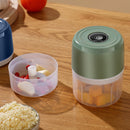 100ML Multifunctional Garlic Grinder Mini Garlic Paste Machine Household Electric Garlic Pounder Garlic Press Baby Food Processor