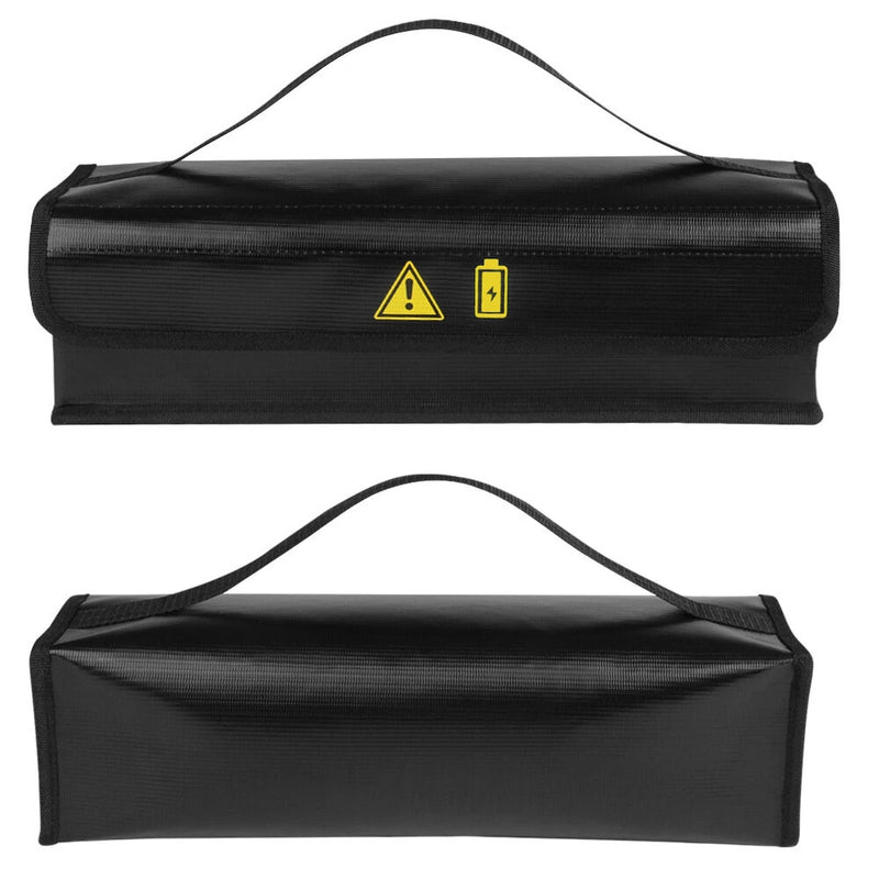 XANES 49*15*15cm Portable E-Bike Lipo Battery Bag Fireproof Waterproof Electric Bicycle Battery Protection Handbag with Charging Port