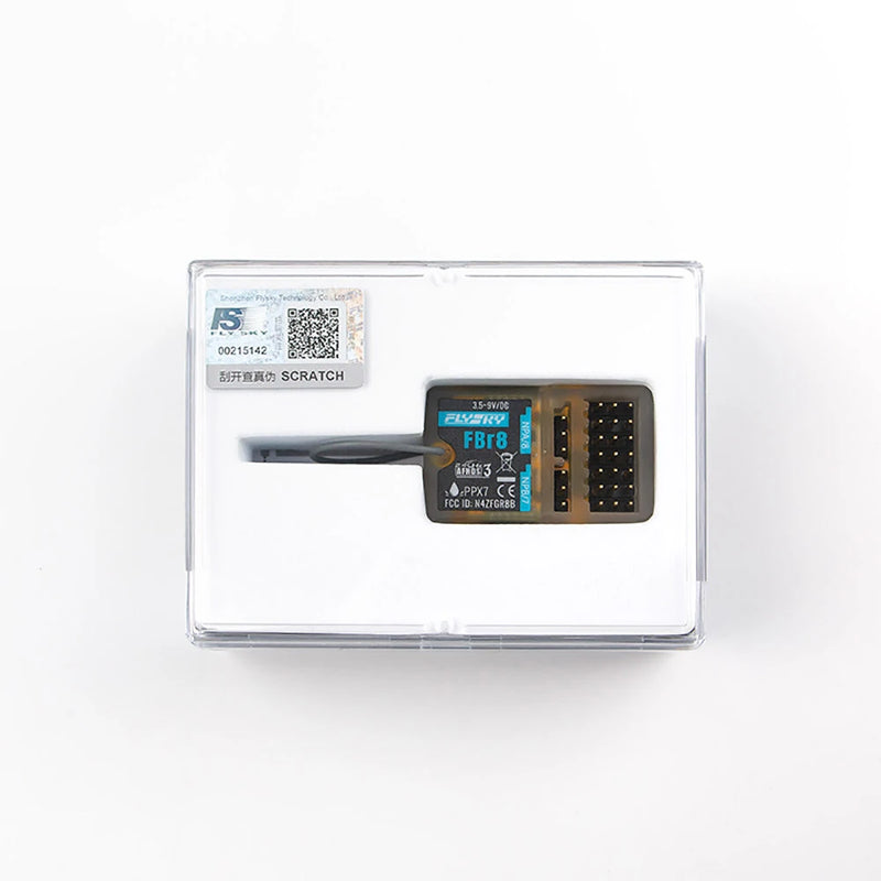 Flysky FBr8 2.4GHz 8CH AFHDS 3 PWM/PPM/i.BUS/S.BUS/i-BUS2 Output RC Receiver for PL18/NB4/NB4 Lite/NB4+ Radio Transmitter RC Racer Car Boat