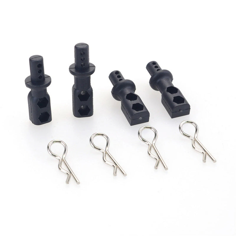 ZD Racing 8185 RC Car Body Mount Posts with Shell Clips Set for 9021 V3 Truggy 1/8 Vehicles Parts
