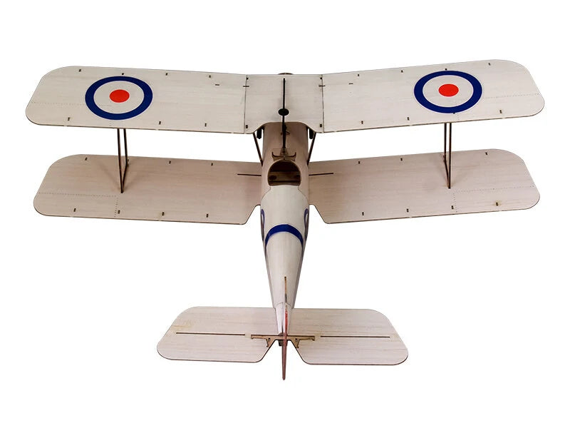 Dancing Wings Hobby K4 SE5A 378mm Wingspan Balsa Wood Ultra-micro RC Airplane Biplane Fighter KIT/ KIT+Power Combo