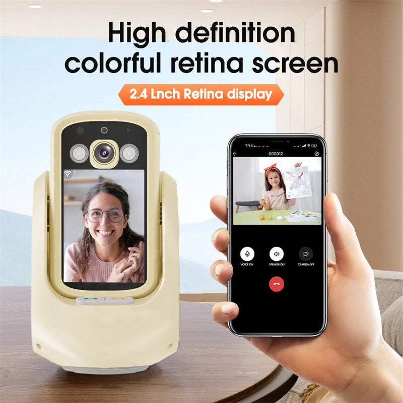 C20 Two-Way Video Call Camera 1920x1080 HD Infrared Night Vision AI Human Tracking WiFi Security Surveillance 360 Indoor Night Vision Cam