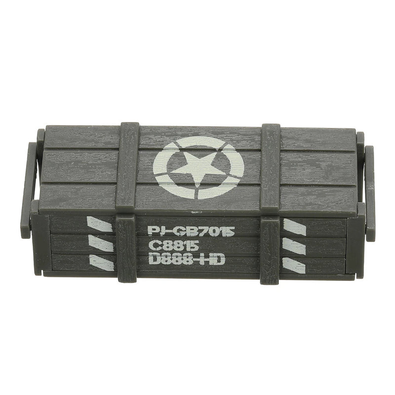 JJRC C8815 1/10 Willys Military Truck RC Car Parts Oil Drum Small Large Cartridges Box Vehicles Models Spare Decoration DIY Accessories