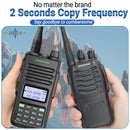 Baofeng M-13 Pro 5W/8W 999CH Walkie Talkie One Key Copy Wireless Frequency Multi Band Airband NOAA Weather Alert FM Radio Type-C Charging Long Range Outdoor Emergency Communication