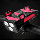 4in1 4000mAh Bicycle Lights USB LED Rechargeable MTB Road Bike Waterproof Cycling Front Headlights Lamp
