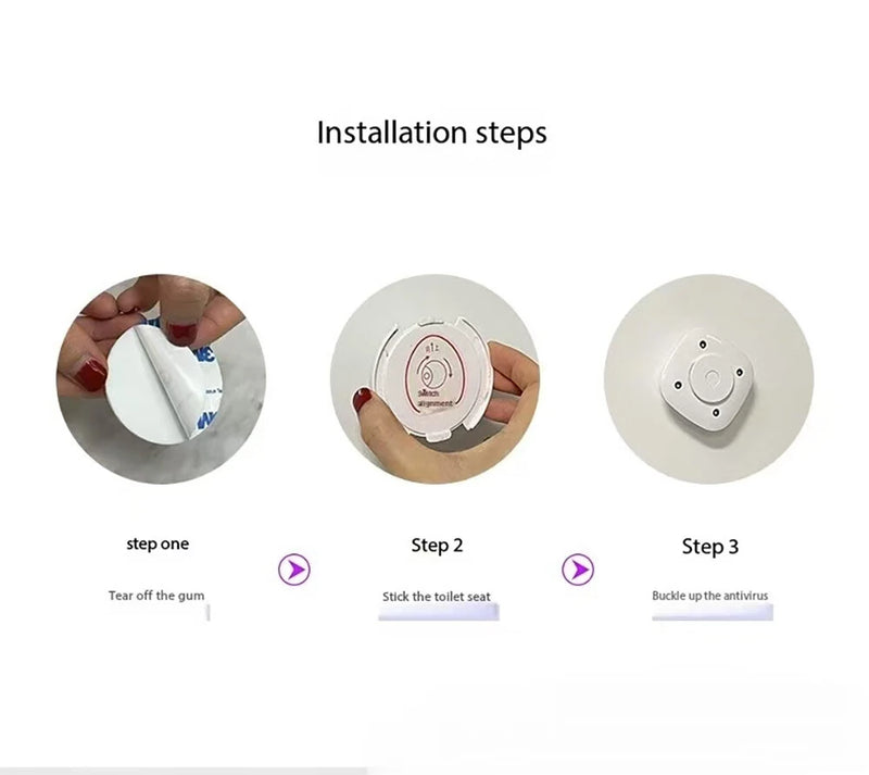 Portable Mini USB Charging Ultraviolet UVC Toilet Sterilization Lamp Household Disinfection Device Toothbrush Disinfection