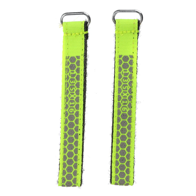 2Pcs LDARC 13.5X160mm Metal Buckle Battery Strap Green Color for Lipo Battery