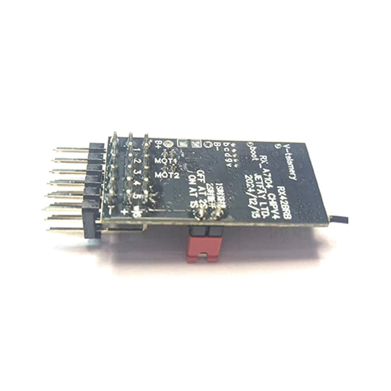 RX42BRB Multi-protocol 6CH Mini Compatible RC Receiver with Dual Brushed 7.5A ESC for Flysky Wfly Microzone Radio Transmitter