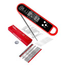Foldable Digital Food Thermometer Grill Meat Kitchen Thermometer Baking Milk Water Thermometer Magnetic Kitchen Temperature Gauge