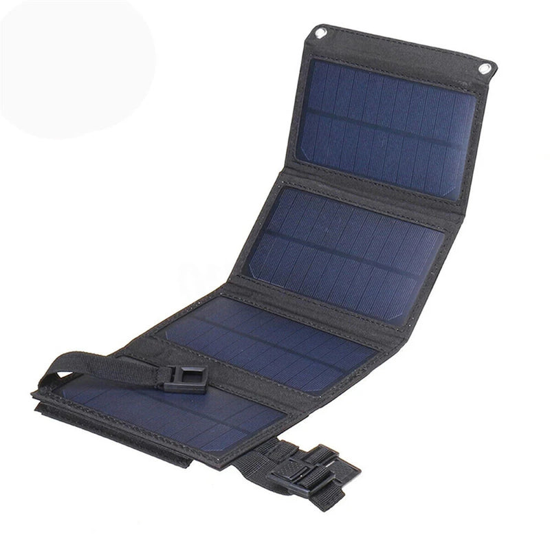 IPRee 20W Foldable Solar Panel Drop-resistant USB Solar Panel Cells for Outdoor Activities Emergency Mobile Phone Power Battery Cells for Car Boat Caravan Camp