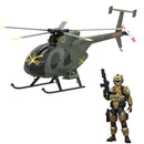 JOYTOY 1/25 XS-01 XS-02 XS-03 Night Raid Pilot / Assault Pilot / Tactical Night Raid Pilot Model Applicable for Eachine E220S MD500 RC Helicopter(Not Include the RC Helicopter)