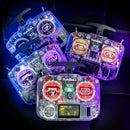 HelloradioSky V14 MAX/MAX R9 2.4GHz Transparent Built-in 1000mW ELRS/4IN1 CNC Metal RDC90 Gimbal Open Source EdgeTX Radio Transmitter OLED Screen for FPV Racing Drone