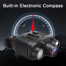 IPRee NV8360 4K 36MP Infrared Night Vision Binoculars 4500mAH Battery 8X Digital Zoom 500 Meters Darkness Goggles with Tactical Flashlight