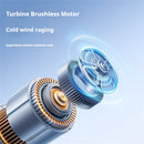 Tevorex Portable Handheld Pocket USB charging Fan 199 Level Strong Wind Regulation Outdoor Handheld Fan LED Screen Camping Cooling Fan Tools