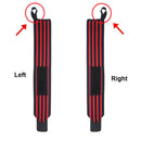 1 Pair Sport Wristband Adjustable Wrist Support Brace Straps Extra Strength Weight Lifting Wrist Wraps Bandage Fitness Gym Training for Preventing Injury