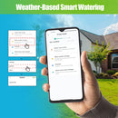 Rainpoint Sprinkler Timer WIF bluetooth Smart Water Timer Remote Control Wireless Hose Faucet Timer for Garden Irrigation System Controller Irrigation Timer Automatic Watering Device
