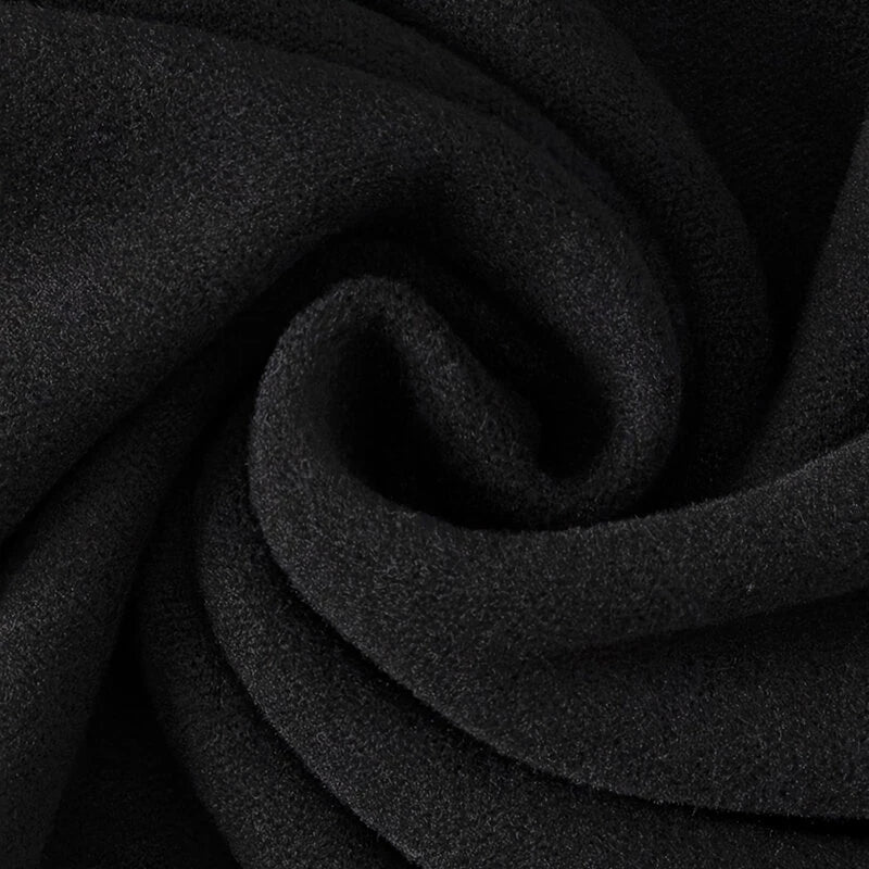 TENGOO Men's Black Fleece Turtleneck Warm Base Layer Shirt In Autumn Winter Casual Comfortable Long Sleeve Thermal Top