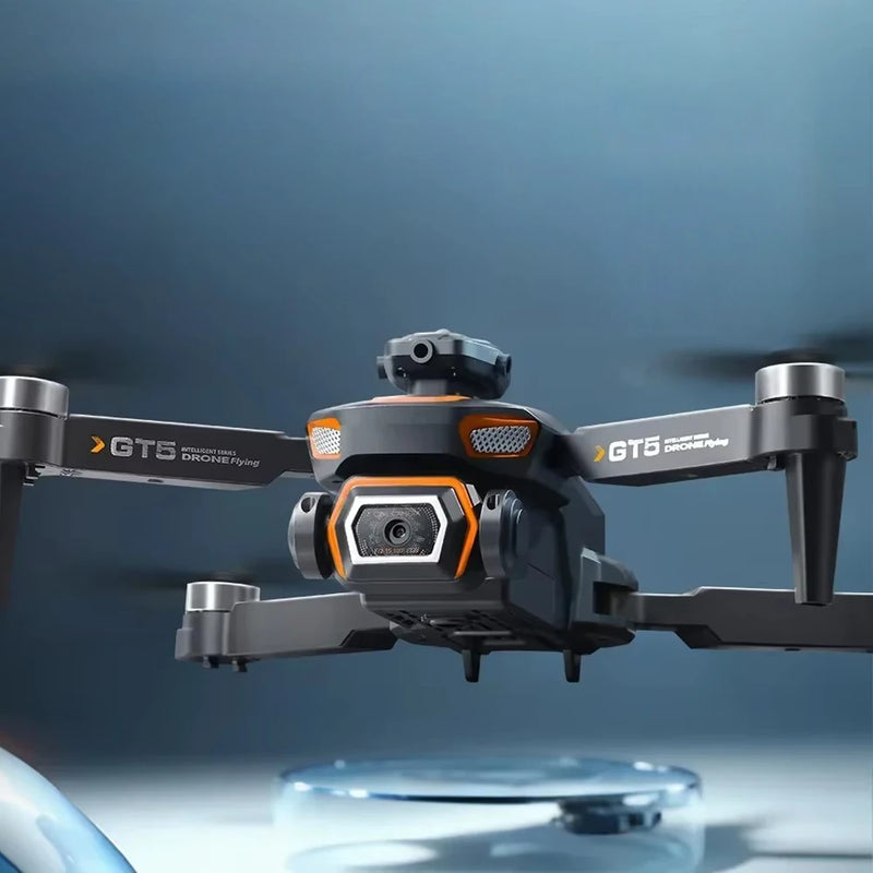 LSRC GT5 WiFi FPV with Electric Adjustment HD Dual Camera 360 Obstacle Avoidance Optical Flow Positioning Brushless LED Foldable RC Drone Quadcopter RTF