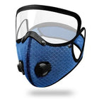XANES Cycling Protective Mask with Valves Protective Lens Removable Filter Warm Sports Mask Dust-proof Reusable
