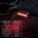 ROCKBROS Magnetic Bicycle Taillight Smart Brake Light 7 Lighting Modes IPX6 Waterproof USB Rechargeable LED Bicycle Rear Light for Night Riding
