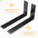 4PCS Wall Mounted Floating Shelves Holder DIY Storage Shelving Display Bracket