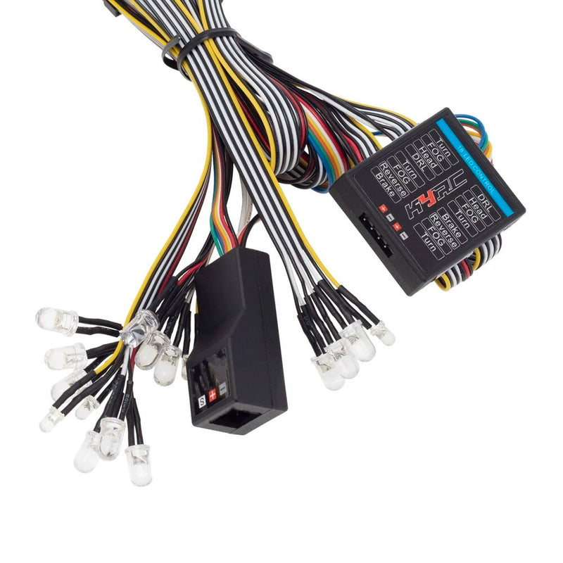 Analog Control Light Set 14 Lights DIY Linkage LED Lights for 1/10 1/8 Model Cars