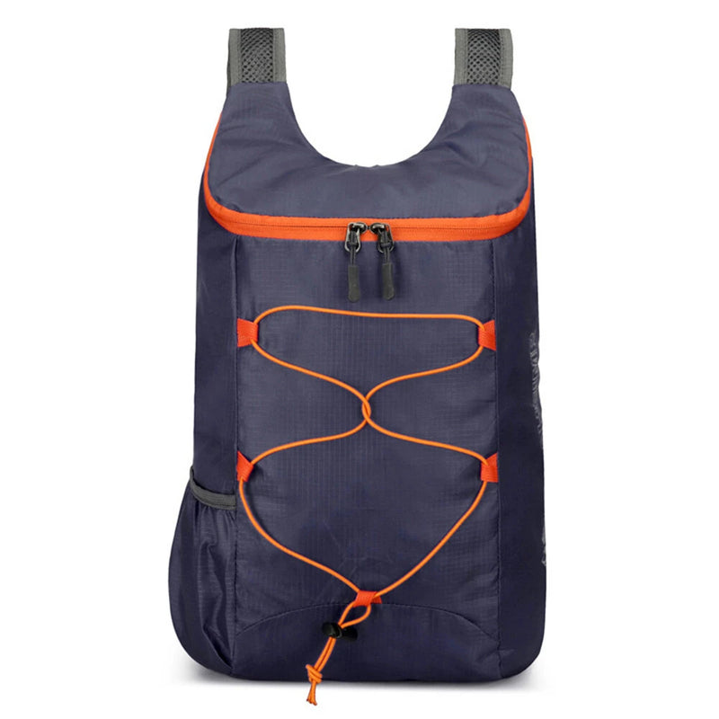 IPRee Multifunctional Outdoor Folding Backpack High Density Lightweight Waterproof Nylon Fabric Sports Bag for Camping Hiking Travel