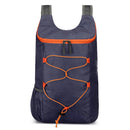 IPRee Multifunctional Outdoor Folding Backpack High Density Lightweight Waterproof Nylon Fabric Sports Bag for Camping Hiking Travel