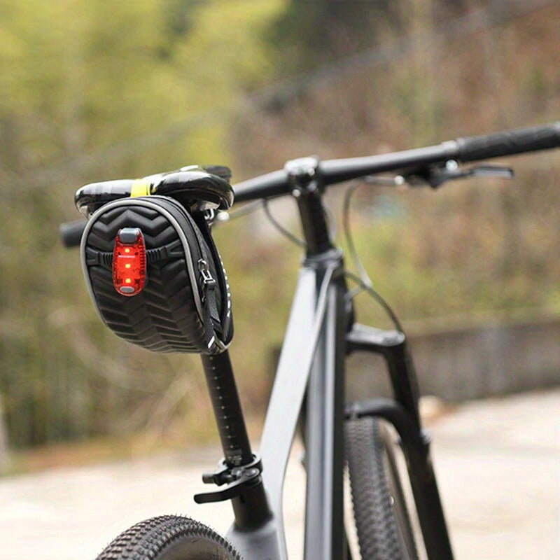 Wolfilist Bike Saddle Bag 0.5L Large Capacity Waterproof 0.2kg Lightweight Bicycle Seat Bag Package for Mountain Road Bike