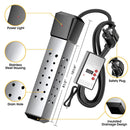 2000W 220V Floating Bucket Heater Immersion Water Heater with Thermostat Electric Water Heater High Power Water Heater