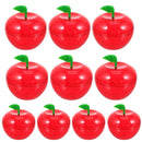 10PCS 6x5cm Christmas Candy Box Apple Shape Wedding Candy Box Christmas Fillable Decorative Ball Candy Gift Wrapping Gift