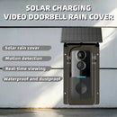Tuya WiFi 1080P Video Doorbell Camera with Solar Cover 2-way Audio Intercom Video Motion Detect Waterproof Outdoor Wireless Doorbell