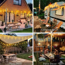 IPRee 7 Meter/50 LED Solar Droplet Lights String Outdoor Waterproof Garden Lawn Paths Fencing Wedding Party Holiday Decora Solar Powered Light