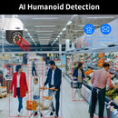 Hiseeu 4MP/5MP PTZ IP Camera Outdoor Security AI Human Detection H.265X Wireless WiFi  Video Surveillance Cameras iCsee P2P